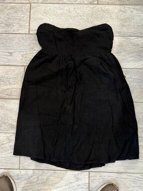 Strapless Black Women's Dress